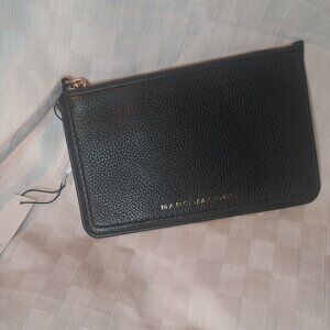 Marc Jacobs  Green Wristlet Pebble Leather